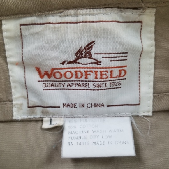 WOODFIELD Vintage Tan Utility Hunting Fishing Photography Tactical Vest Large - Picture 8 of 10